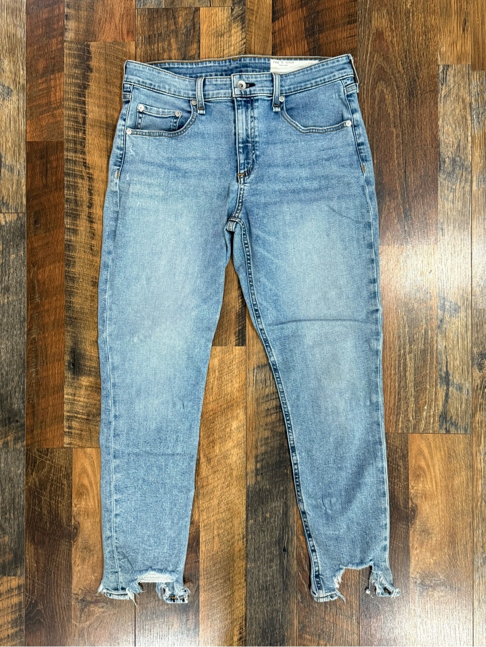 Rag & Bone Cate Mid Rise Ankle Skinny Jeans in Thunderbird Size 30